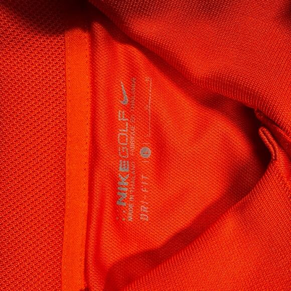 Nike Golf Dri-Fit Orange Clemson Basketball Polo Size L - Picture 4 of 7